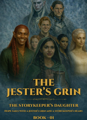 Book cover for The Jester’s Grin